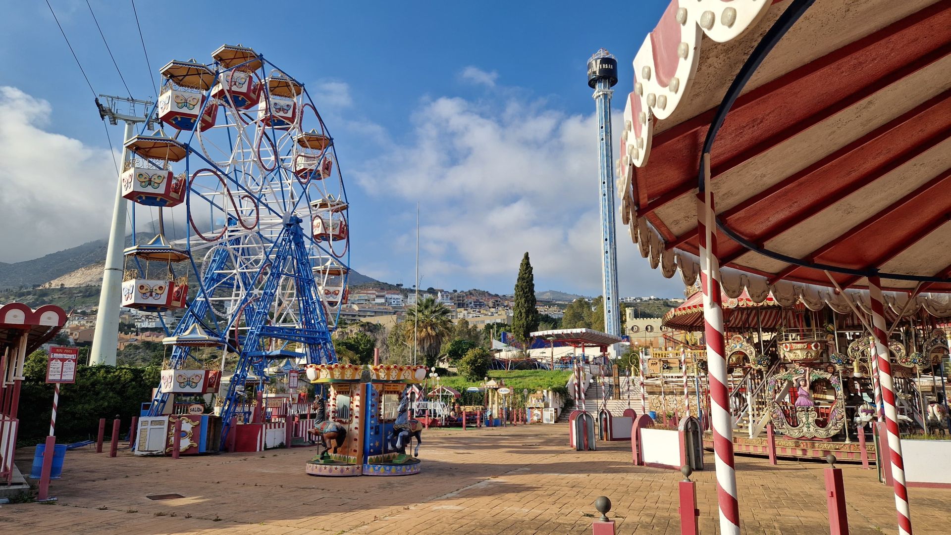 This is the state of the famous Tivoli amusement park on the Costa del Sol, in pictures